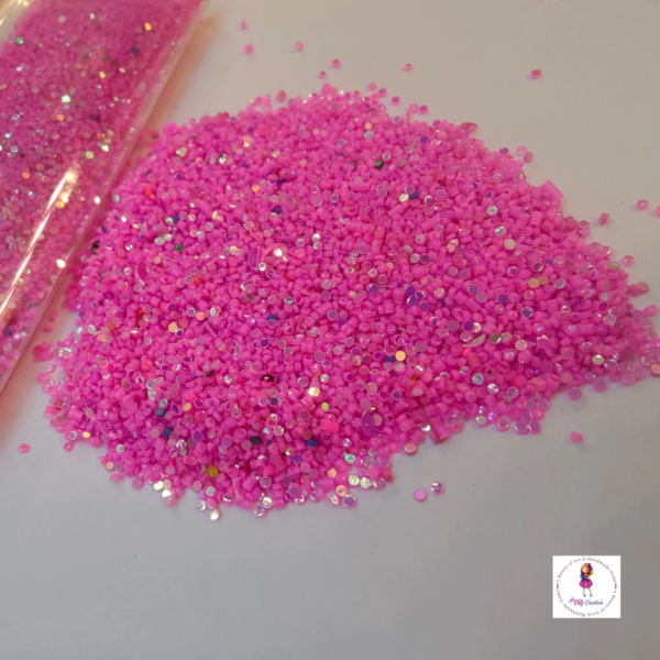 Pink Glitter Chunks