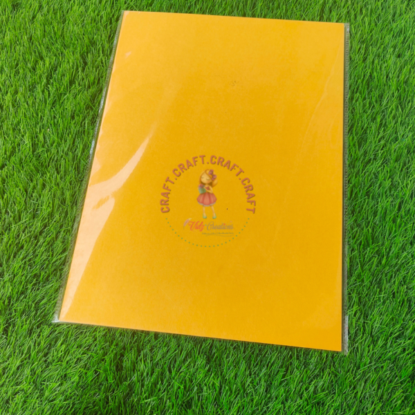 Sunset Yellow Cardstock