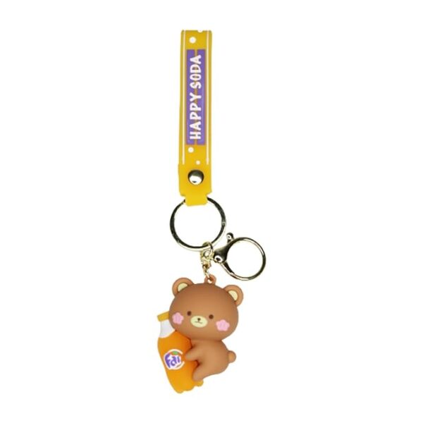 3D drink teddy Keychain - Image 2