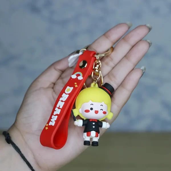 3D red and black Keychain