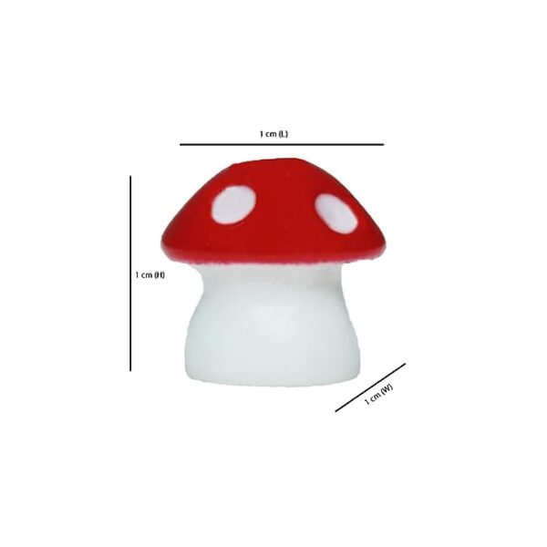 Miniature Toys - Set of 5 Mushroom - Image 3