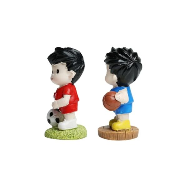 Set of 2 Sport Boy (Basket Ball & Football) Miniature - Image 4