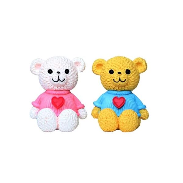 (Set of 2) Teddy for Fairy Garden Accessories