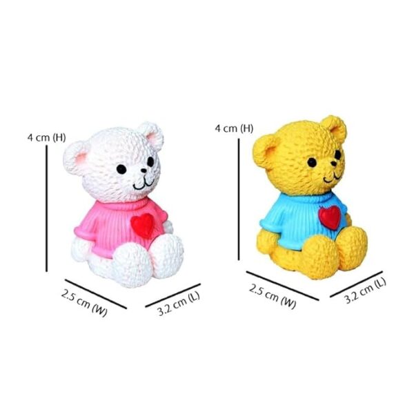 (Set of 2) Teddy for Fairy Garden Accessories - Image 2