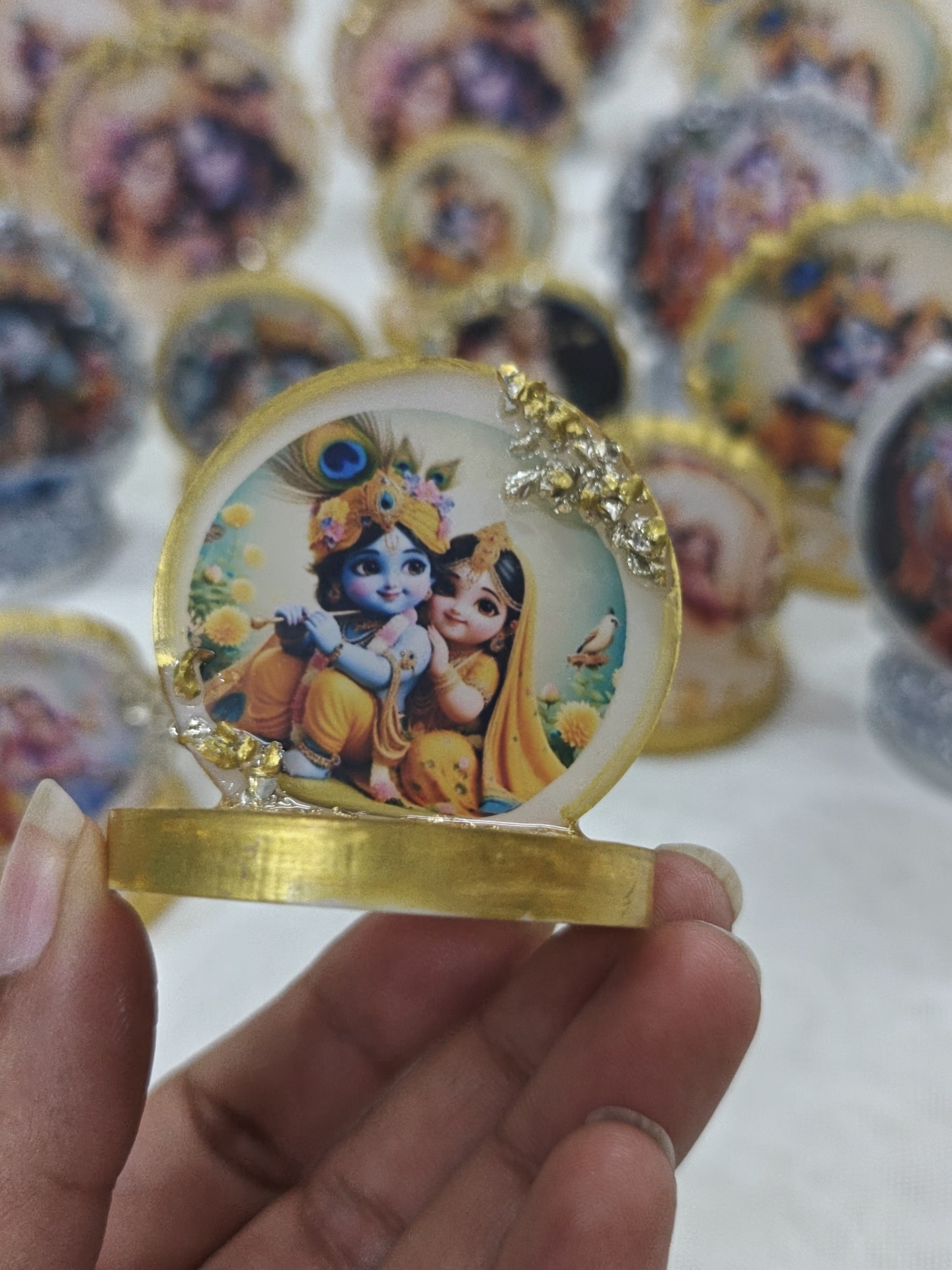 Radha Krishna Resin Dashboard Idol (RK-2)