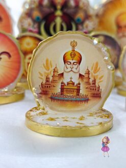 Alternative view of Guru Nanak Dev Ji Car Dashboard Idols - 01