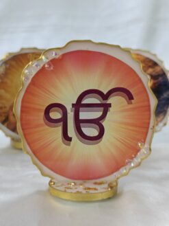 Alternative view of Ik Onkar Car Dashboard Idols - 01